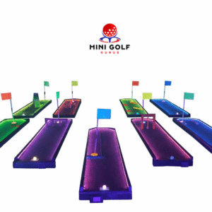 MGG LED & Fluorescent 9-Hole Mini Golf Course Set